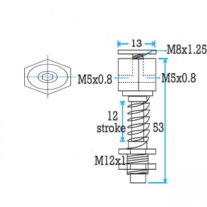 13mm 12 stroke & M12 Holder